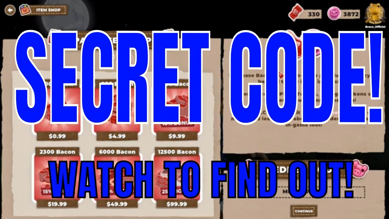 PIGGY HUNT SECRET CODE! GAMEPLAY FOR OVER AN HOUR! Both cutscenes ...