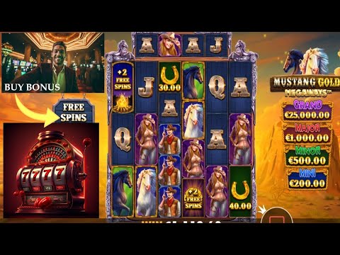 ♠♠ ON RETENTE : acheter les bonus free games ♠♠ MUSTANG GOLD ♠♠