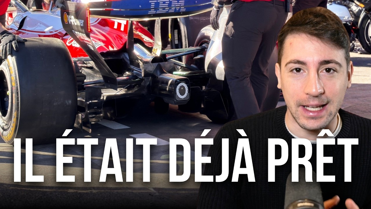 Serra a décidé d’apporter le vrai diffuseur Ferrari