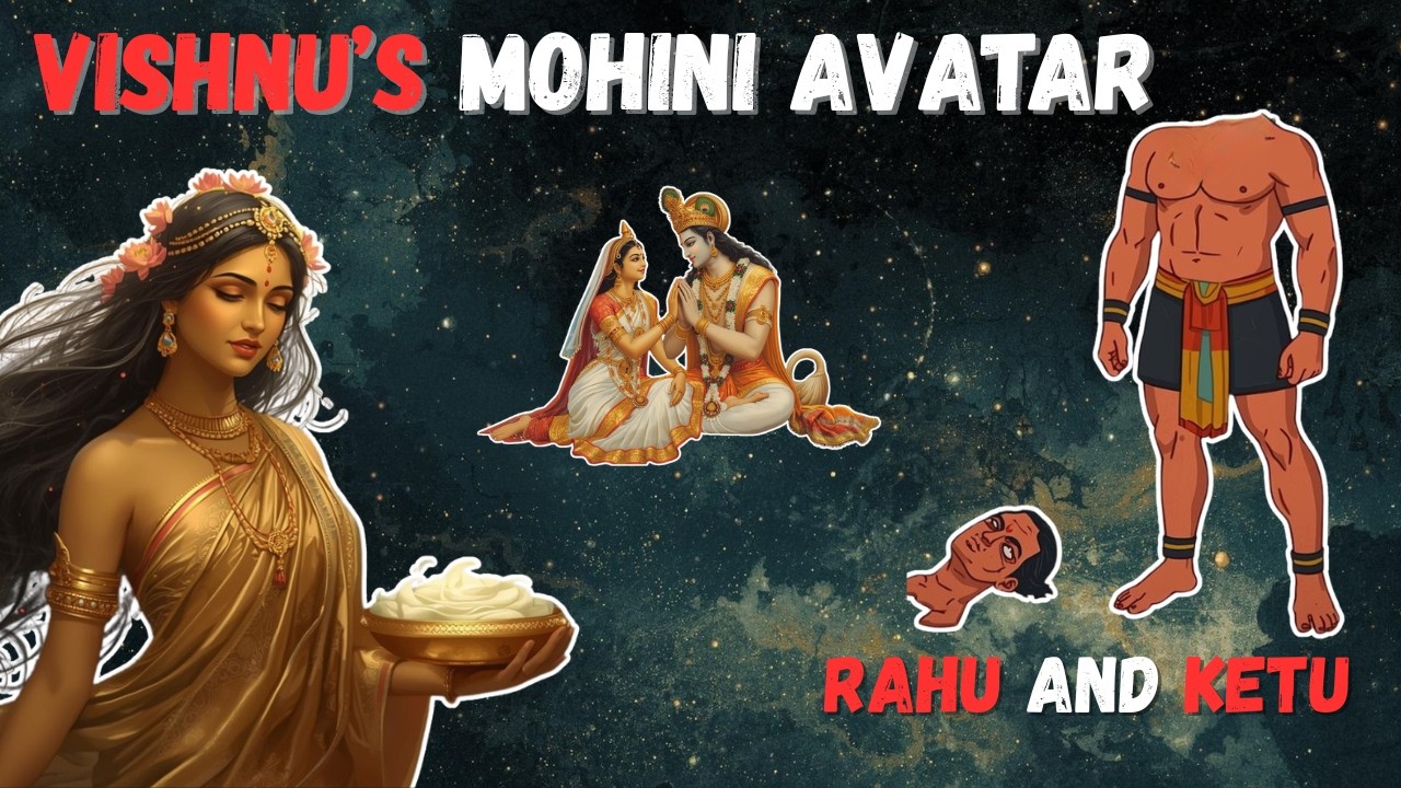 Vishnu Becomes Mohini | The Divine Illusion of Amrita | Birth of Rahu and Ketu I Indian Mythology