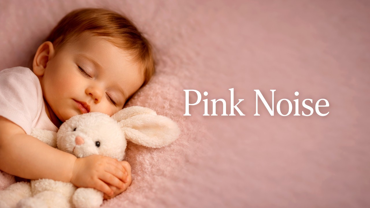 Pink Noise for Baby Deep Sleep & Focus 💗 10 Hours | Рожевий шум для сну та концентрації дитини