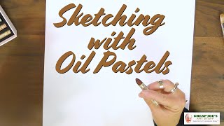 Cheap Joe's 2 Minute Art Tips - Sketching with Oil Pastel