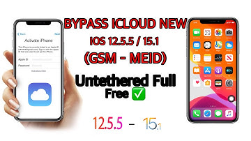 New Release iOS 15.2.1 / 12.5.5 iCloud bypass And Jailbreak With SIM  CALL✅ MEID✅