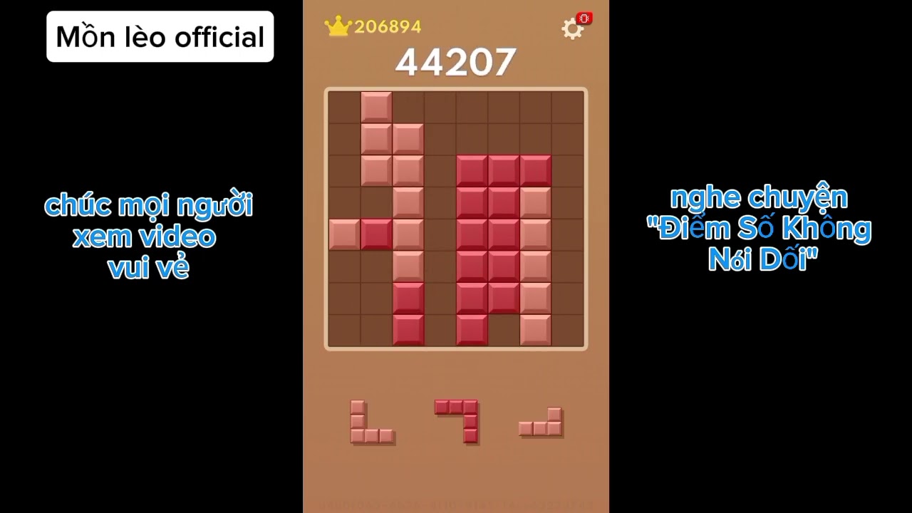 Chơi Block Blast và nghe chuyện 