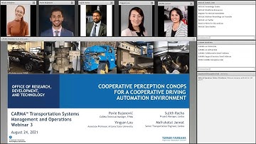 CARMA webinar - Cooperative Perception ConOps for a Cooperative Driving Automation Environment