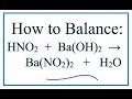 Balancing Chemical Equations Strategies
