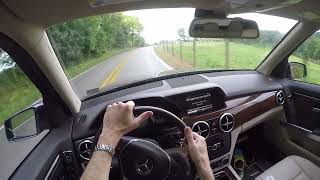 2014 Mercedes Benz GLK250 Bluetec Diesel POV Drive - Varying road conditions, acceleration, ASMR