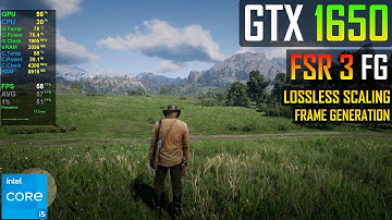Red Dead Redemption 2 on GTX 1650 - Lossless Scaling Frame Generation