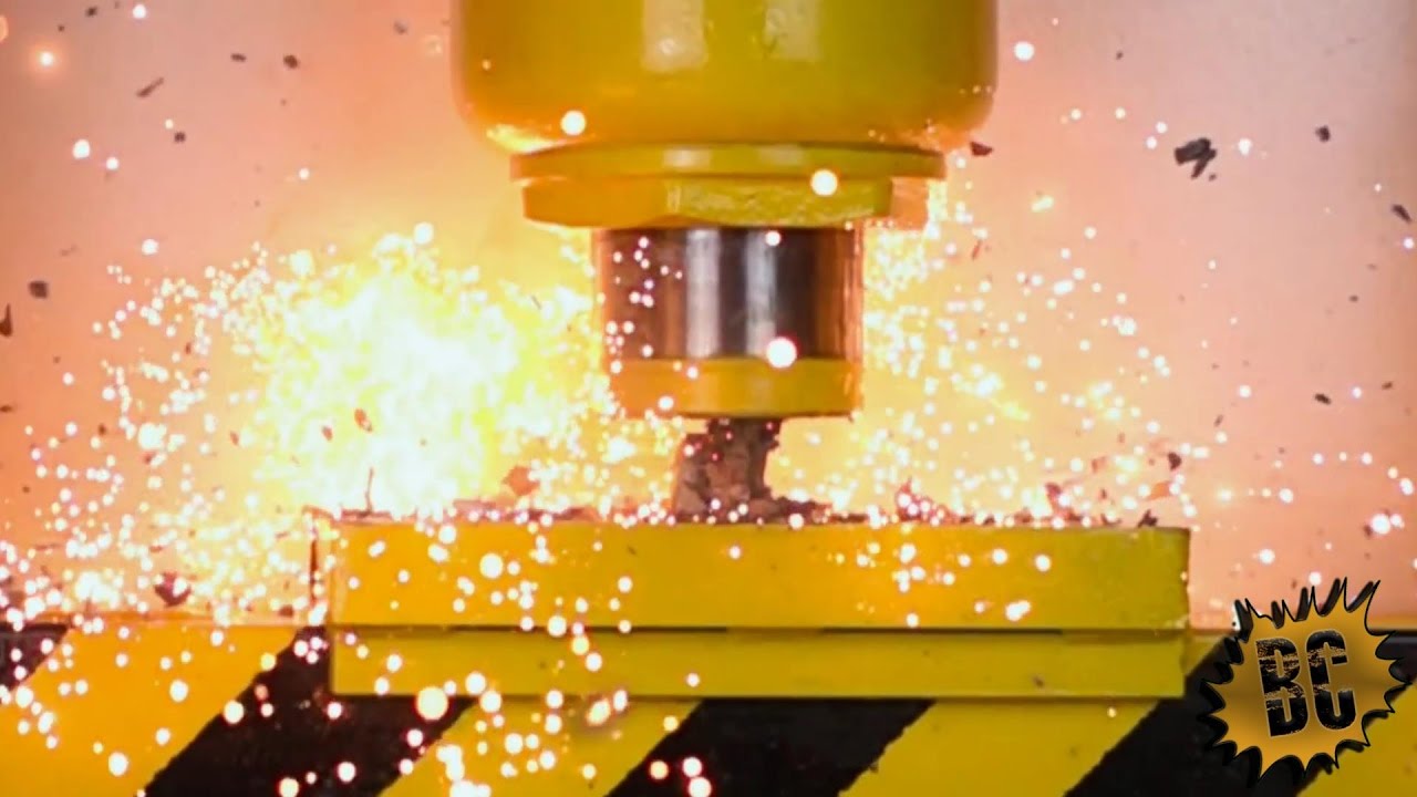 AMAZING!!! NEODYMIUM VS HYDRAULIC PRESS YouTube