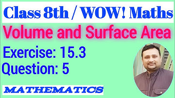 WOW Maths Class 8 Chapter 15 Exercise 15.3 Question 5 | WOW Maths Class 8 Exercise 15.3 Question 5
