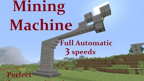 Minecraft Tutorial : Automatic Mining Machine