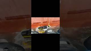 Look at it groove! In water hull cleaning ROV.