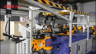 Auto loading CNC pipe bender automatic tube bending machine pipe processing automation cell