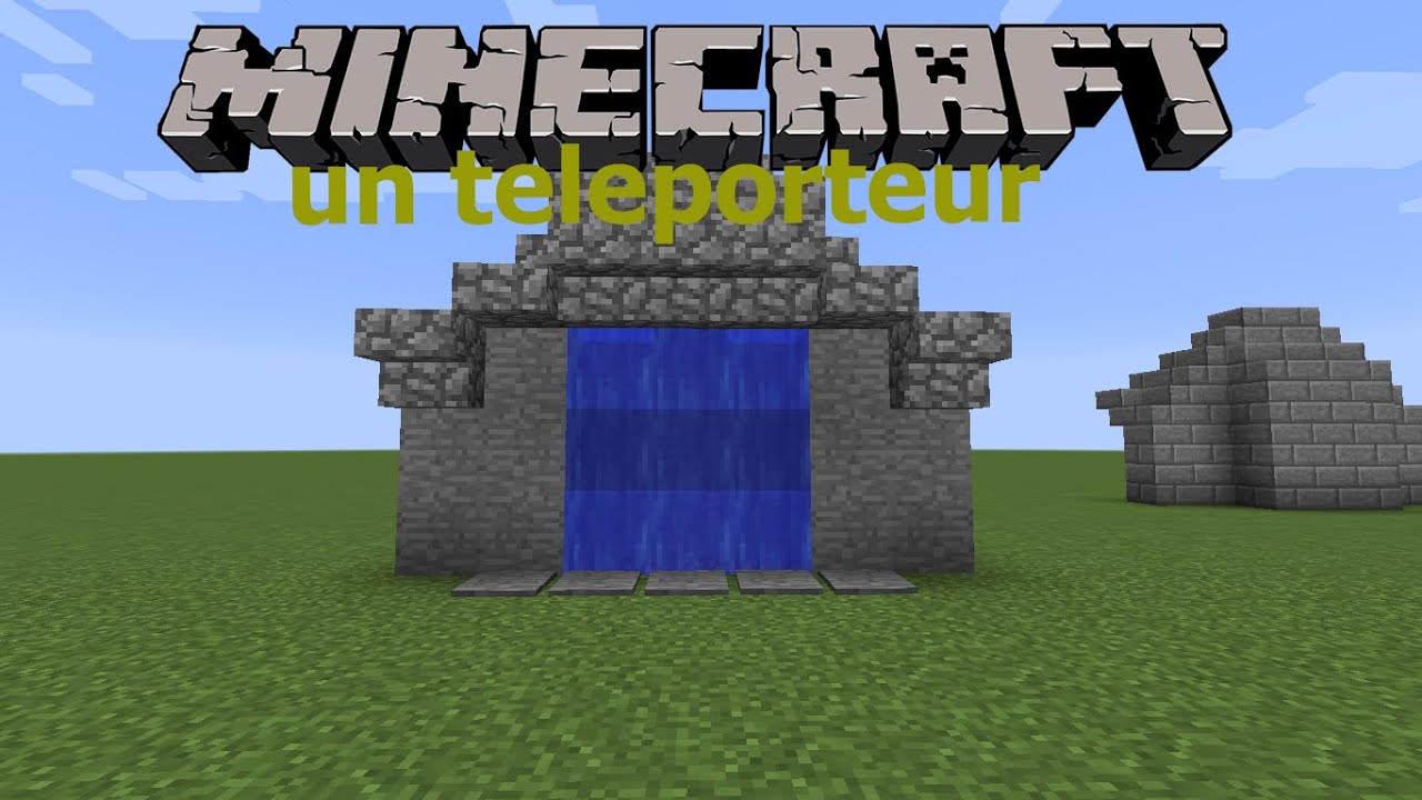 Tuto minecraftcomment faire un teleporteur dans minecraft - YouTube