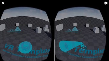 Unreal VR Template Running on Google Daydream