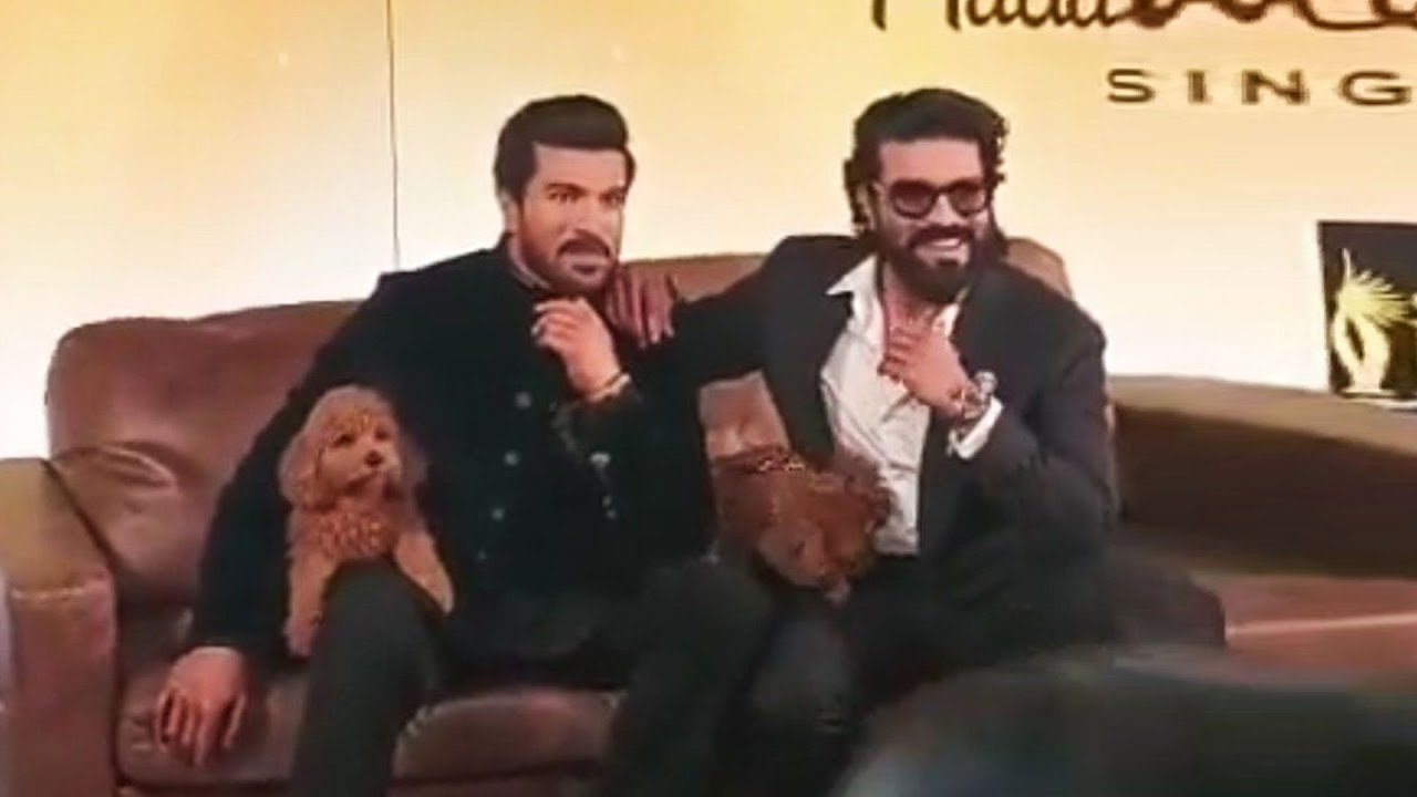 Global Star Ram Charan With His Wax Statue @ Madame Tussauds, London