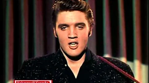 Elvis Presley - Blue Suede Shoes 1956 (COLOR and STEREO)