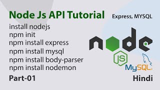 Basic Setup Node, Express and MySQL | Node js & Express API Tutorial for Beginners - 01