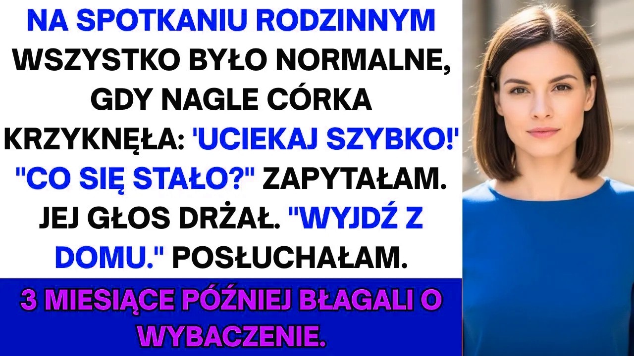 Byla to normální rodinná oslava, dokud mi nezazvonil telefon. Moje jedenáctiletá dcera šeptala do sluchátka třesoucím se hlasem: „Vycházej okamžitě." Když jsem vyšla ven, stála u auta s batohem a...