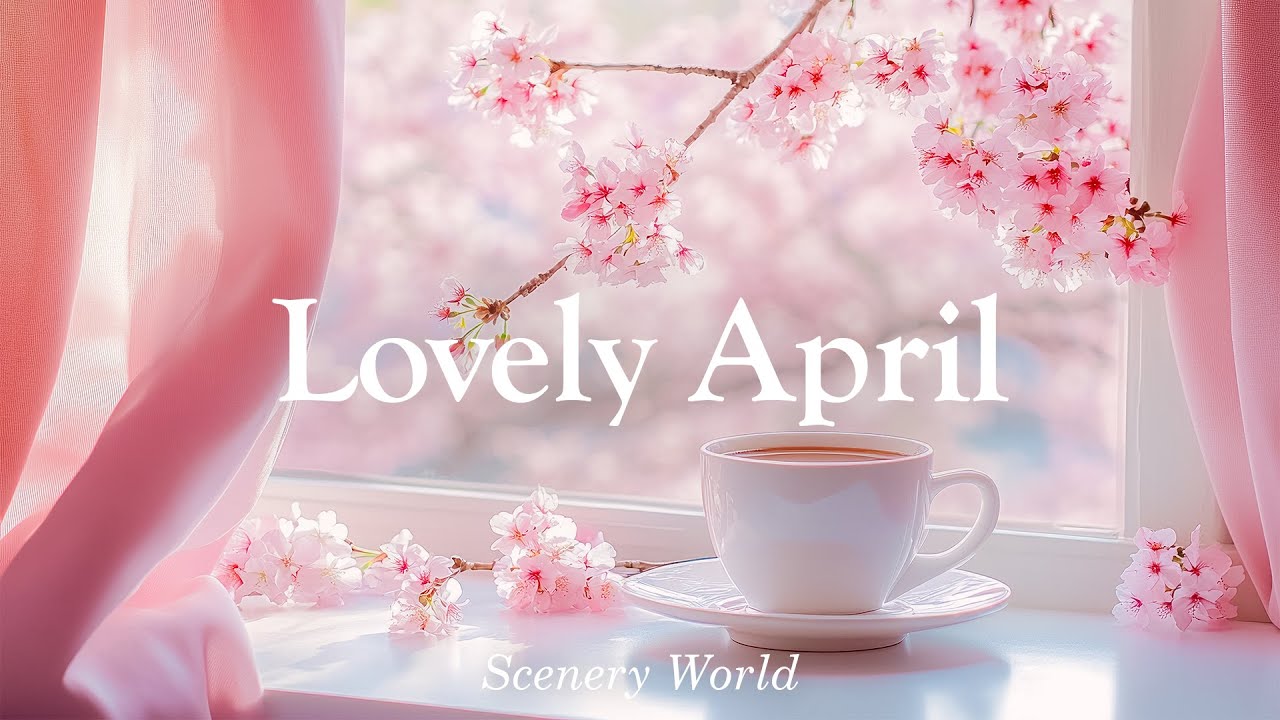 따뜻한 4월의 어느날 편안한 피아노 연주 - Lovely April | Scenery World - YouTube