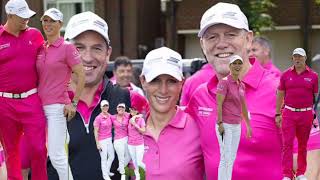Zara and mike Tindall team up with Peter Phillips and his ex-wife Autumn for a charity golf match