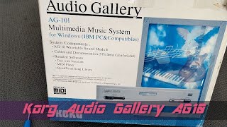Unboxing: Korg Audio Gallery AG10 General Midi Sound Module from 1993