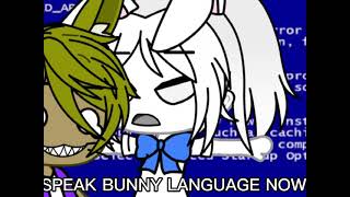 Glitchtrap speaks bunny language/ fnaf / gacha club / joke video