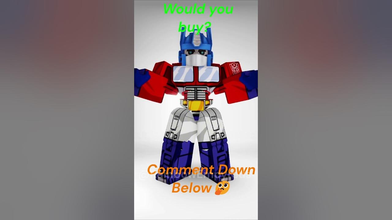 Roblox Transformer Optimus Prime Outfit Idea💡 - YouTube