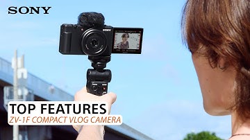 Sony | Top Features - ZV-1F Compact Vlog Camera