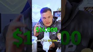he bought this card for $14,000 and rejected $30,000 #sportscards #cardcollecting