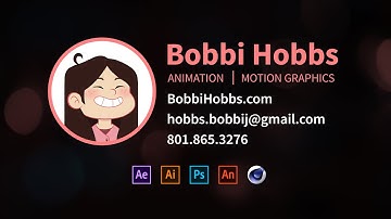 Bobbi Hobbs - Demo Reel 2020