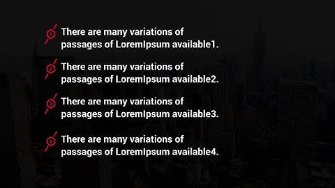 Modern Text Bullet Lists Premiere Pro Templates