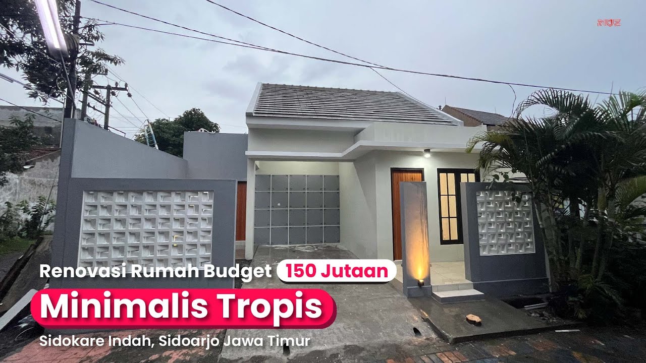Renovasi Rumah Dengan Budget 150 Jutaan !!! Sekeren ini | Sidokare Indah, Sidoarjo Jatim