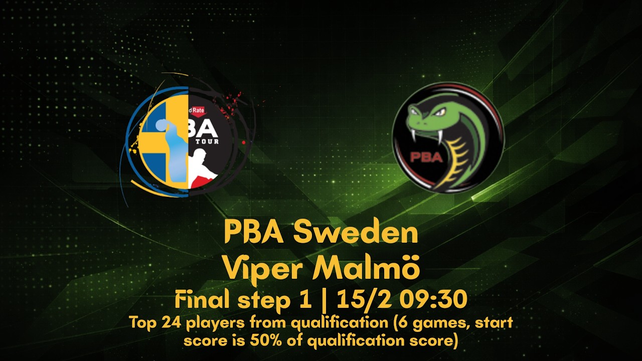 Bana 5-8 Final step 1 | PBA Sweden Viper Open Malmö