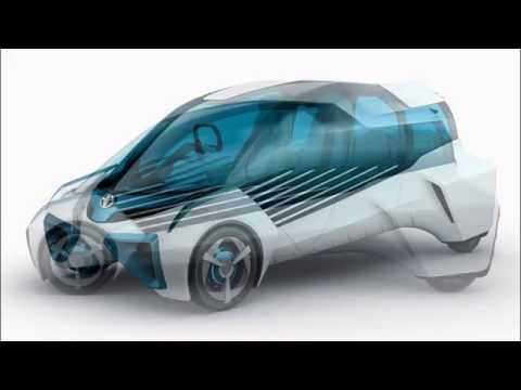 Futuristic concept hydrogen Toyota FCV Plus