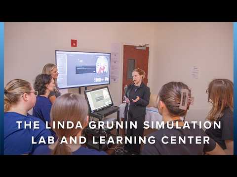 A preview image of the video: Inside the Linda Grunin Simulation Lab and Learning Center