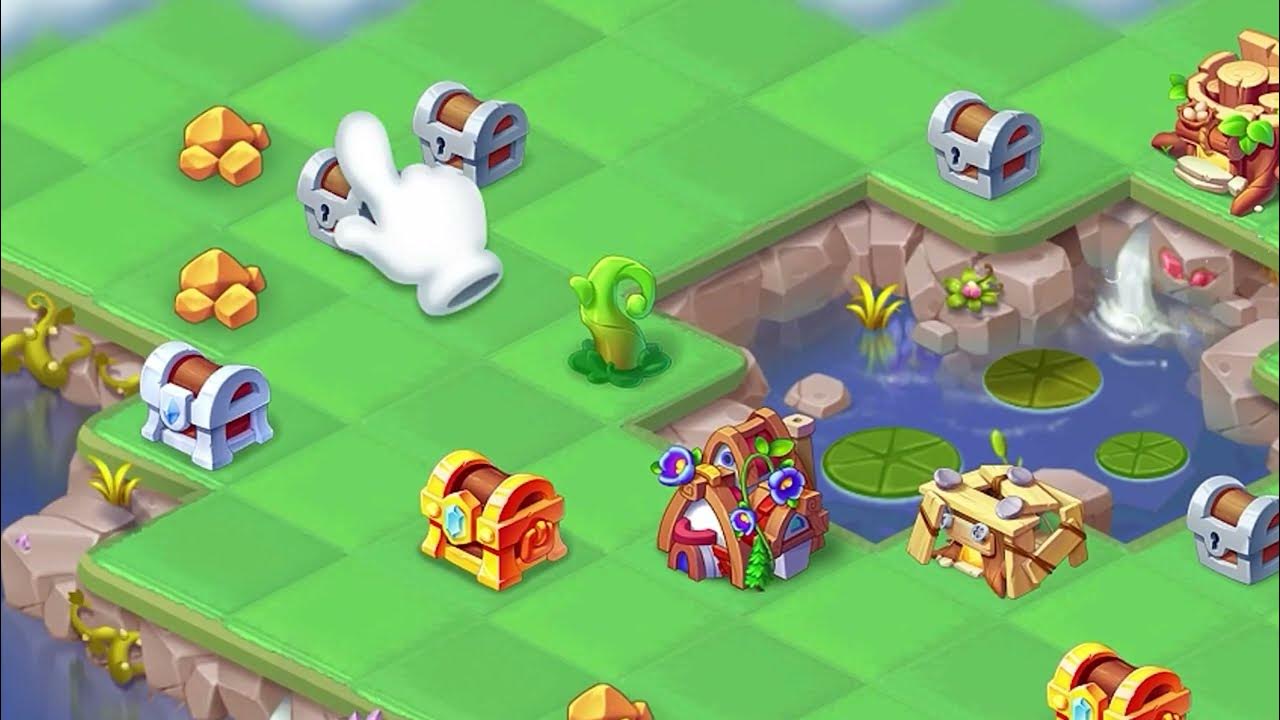 Merge treasure chests to get more resources! YouTube