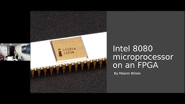 Intel 8080 microprocessor on an FPGA