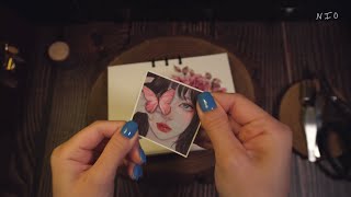 ASMR 갑자기 생각난 인물스티커 여전히 이쁘다..🩷 | journaling | scrapbooking | journal