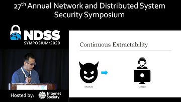 NDSS 2020 Proof of Storage-Time: Efficiently Checking Continuous Data Availability