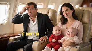 BILLIONAIRE DIVORCED FOR TWO YEARS BOARDED THE PLANE ANGRY—UNTIL HE SAW HIS EX WIFE WITH TWIN BAB