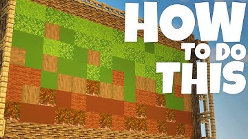 How to Create a Gradient in Minecraft