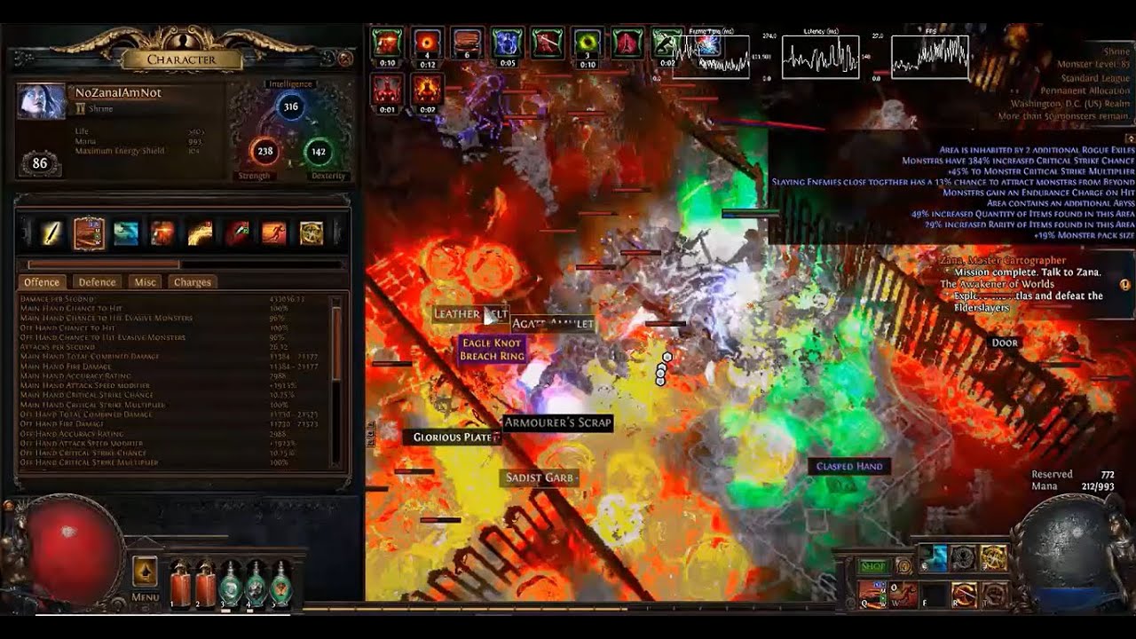 Cast on Ignite Necromancer Map Clear (pre-Corpse Pact cap)