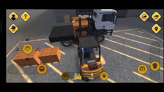 Construction Simulator  2014 - Loading bricks to the truck Using Forklift - Forklift Operator