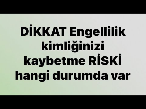 Dikkat Engelilik kimliğin