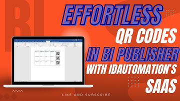Effortless Barcode Generation in Oracle BI Publisher with IDAutomation’s Streaming Service