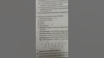 tools of recombinant DNA technology..Genetic engineering