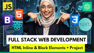 HTML Inline vs Block Elements | ChatGPT Web Development Course in Hindi - Tutorial 5