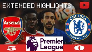 🔴Arsenal vs Chelsea 5-0 | 2024 Premier League | Match HIGHLIGHTS