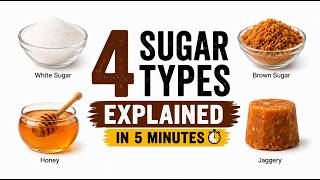 4 sugars types and their making